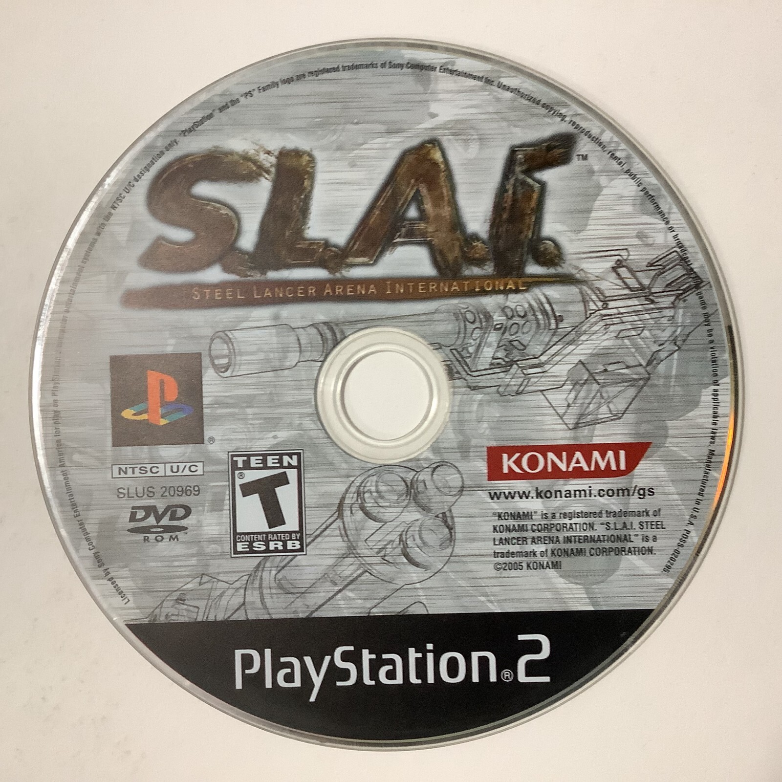 SLAI Steel Lancer Arena International box art for Playstation 2