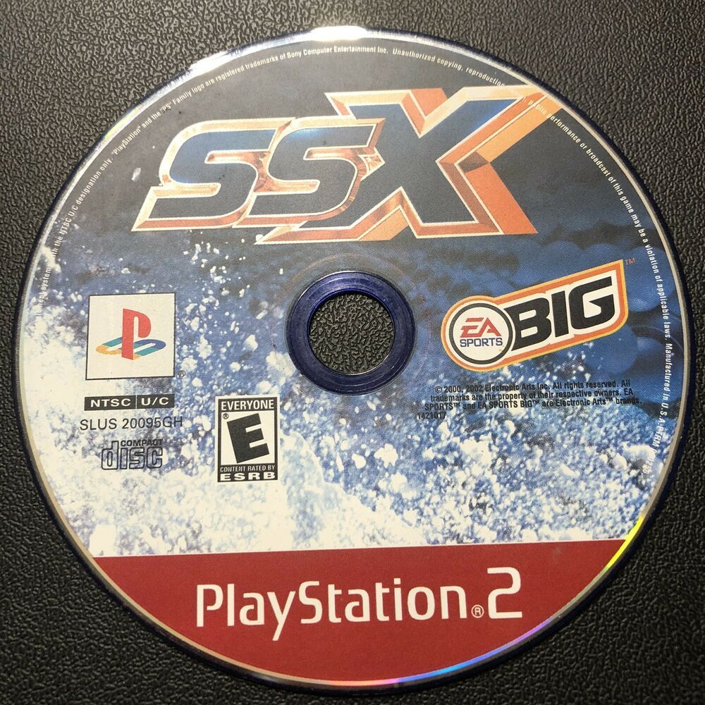 SSX box art for Playstation 2