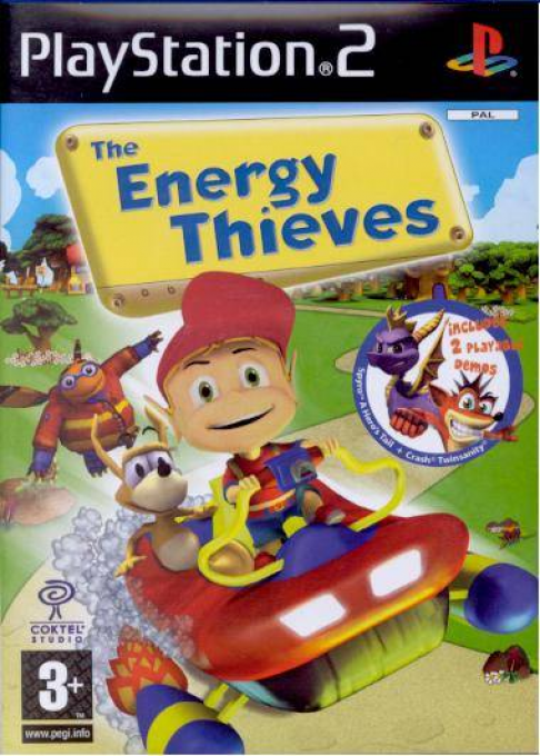 Adiboo And The Energy Thieves box art for Playstation 2
