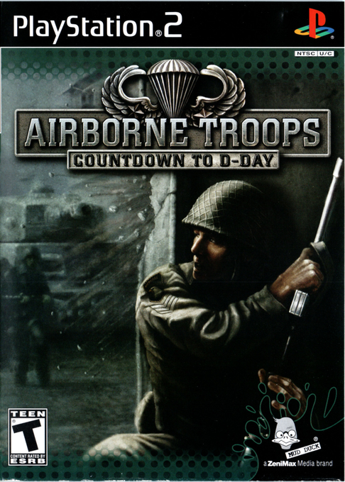 Airborne Troops: Countdown To D-Day box art for Playstation 2