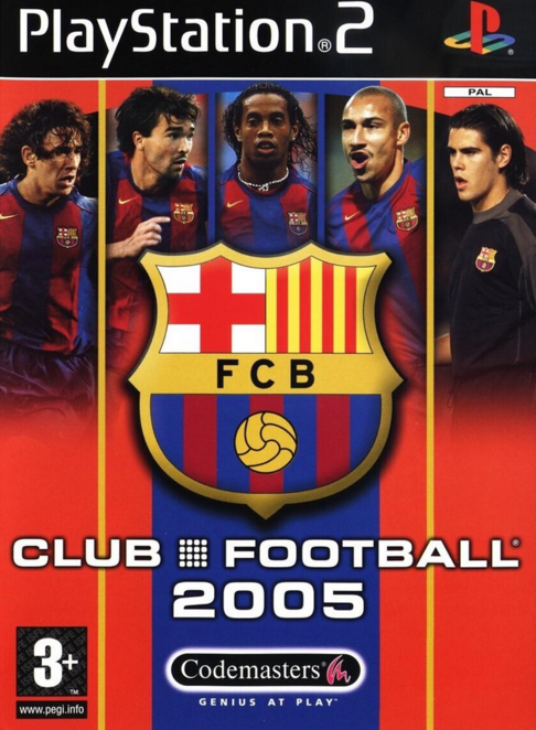 Club Football 2005: Barcelona box art for Playstation 2
