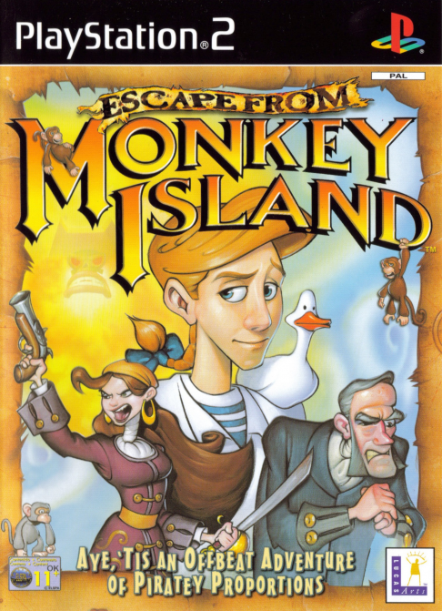 Monkey Island 4 box art for Playstation 2