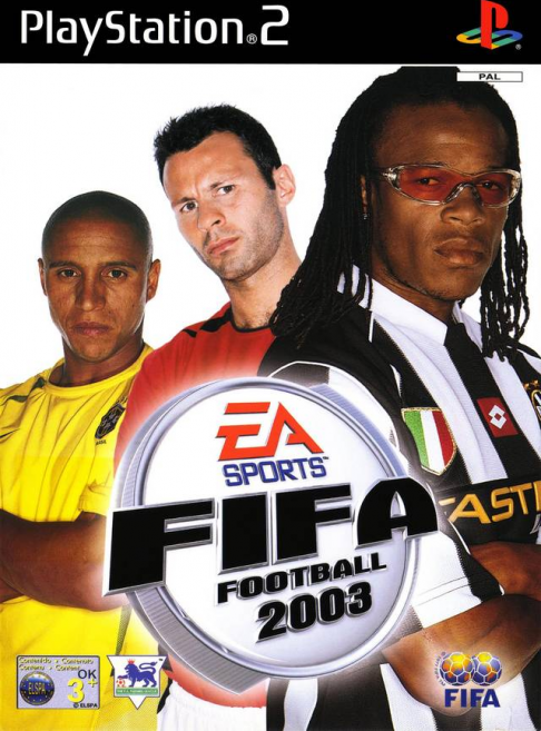 FIFA 2003 box art for Playstation 2