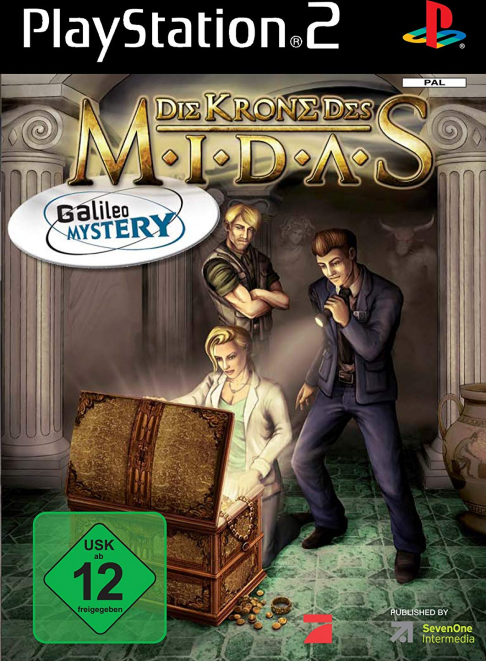 Galileo Mystery: The Crown of Midas box art for Playstation 2