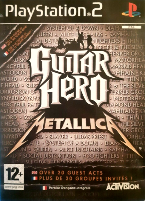 Guitar Hero: Metallica [Guitar Bundle] box art for Playstation 2