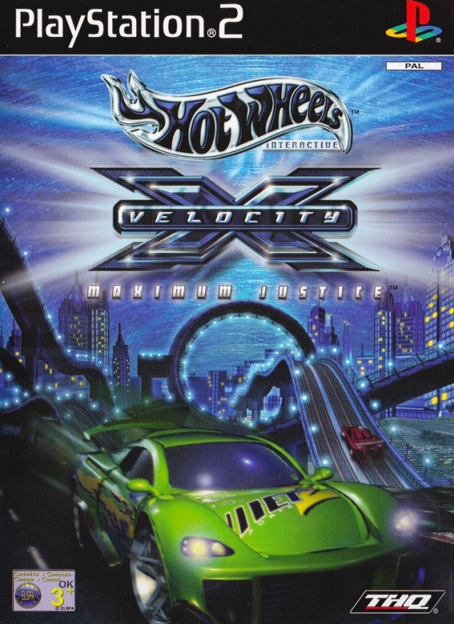 Hot Wheels Velocity X box art for Playstation 2