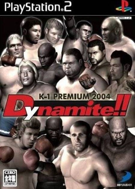K-1 Premium 2004 Dynamite box art for Playstation 2