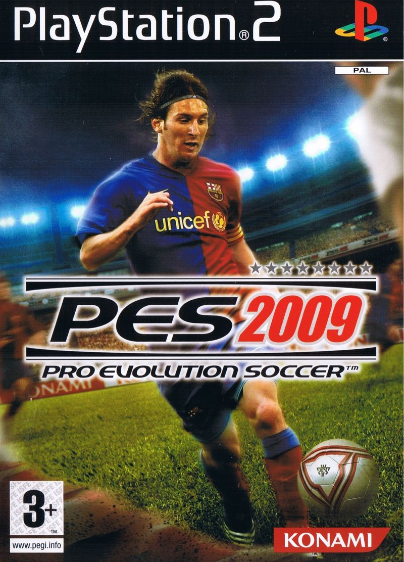 Pro Evolution Soccer 2009 box art for Playstation 2