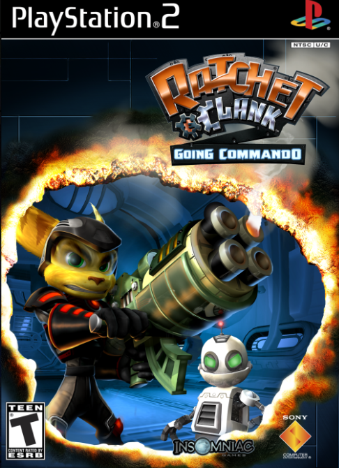 Ratchet & Clank: Going Commando [Demo Disc] box art for Playstation 2