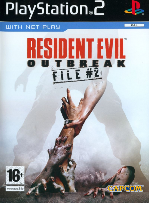 Resident Evil Outbreak File 2 box art for Playstation 2