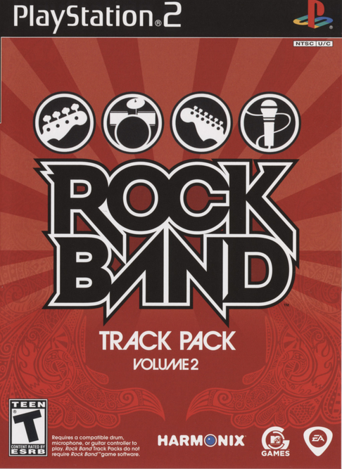 Rock Band Track Pack Volume 2 box art for Playstation 2