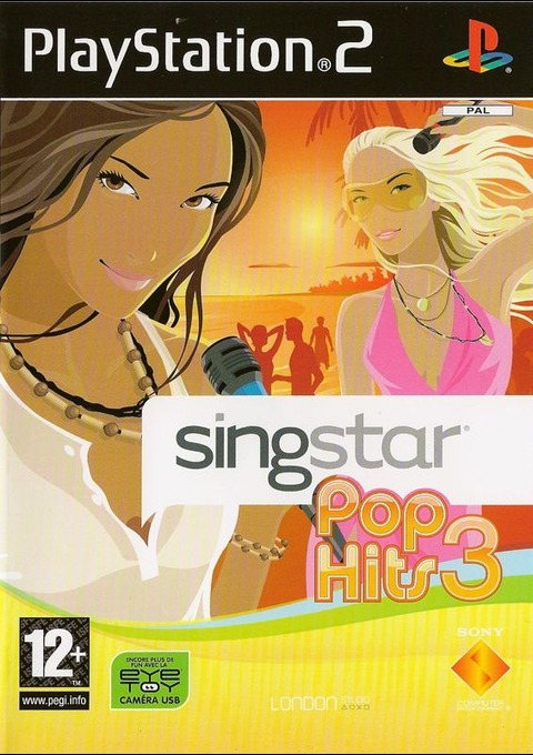 SingStar Pop Hits 3 box art for Playstation 2