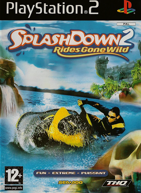 Splashdown 2: Rides Gone Wild box art for Playstation 2