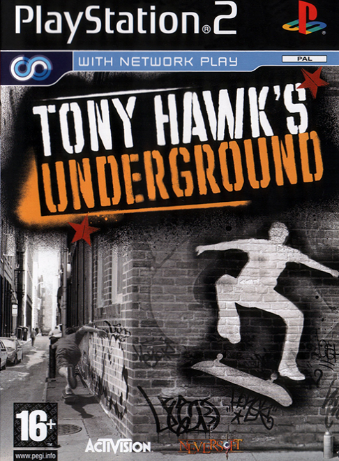 Tony Hawk's Underground [Digital Pix Pack] box art for Playstation 2