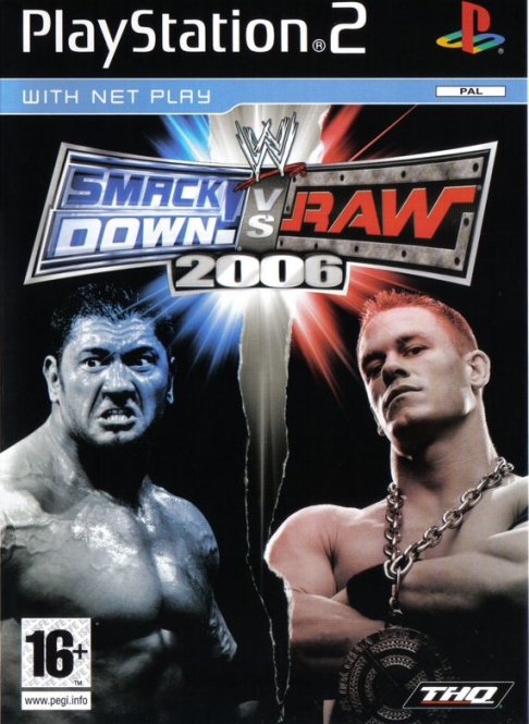 WWE Smackdown Vs. Raw 2006 [SteelBook Edition] box art for Playstation 2