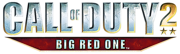 Call of Duty 2 Big Red One logo for Playstation 2
