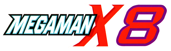 Mega Man X8 logo for Playstation 2
