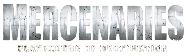 Mercenaries logo for Playstation 2