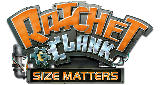 Ratchet & Clank Size Matters logo for Playstation 2