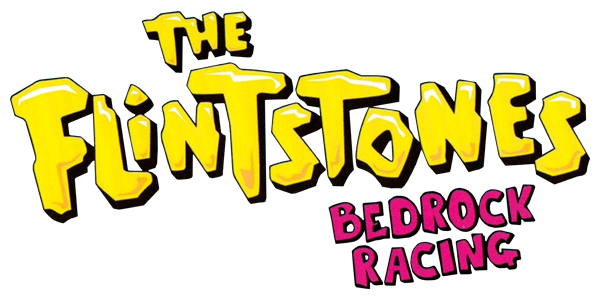 The Flintstones Bedrock Racing logo for Playstation 2