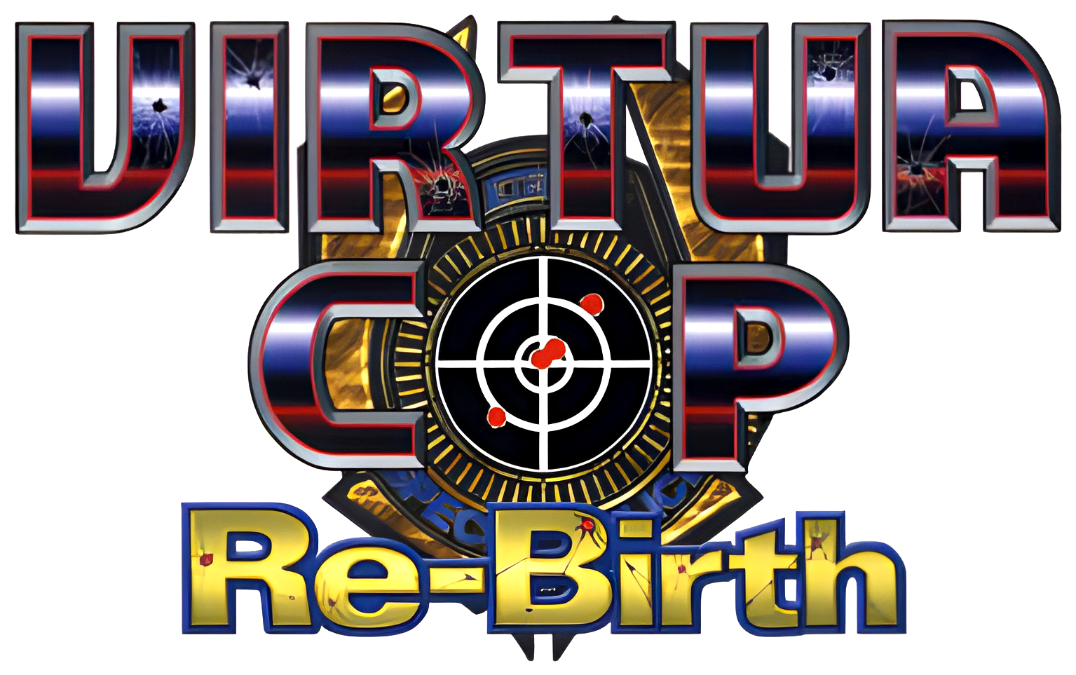 Virtua Cop Re-Birth logo for Playstation 2