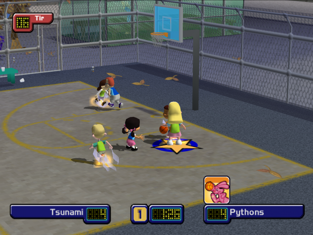 Backyard Basketball back cover for Playstation 2
