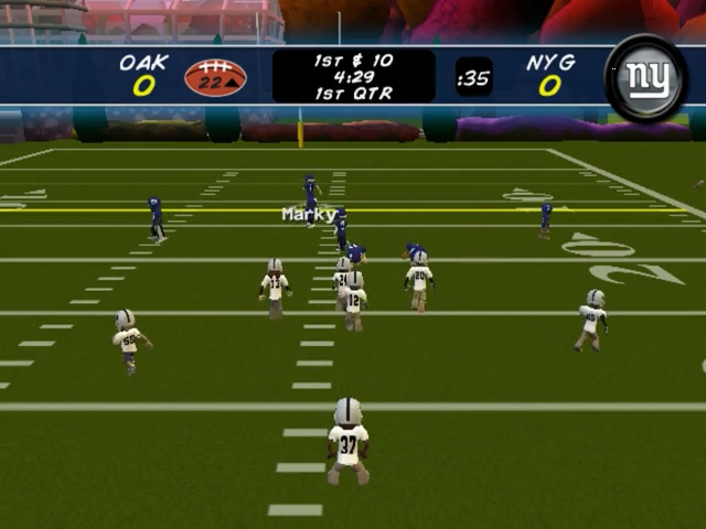 Backyard Football 08 back cover for Playstation 2