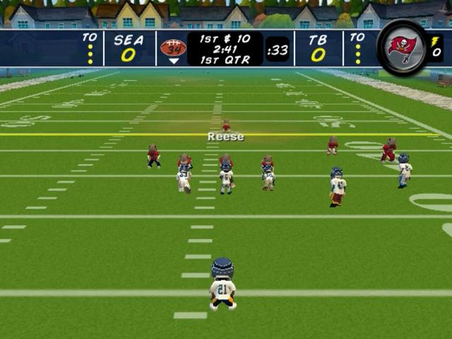 Backyard Football 09 back cover for Playstation 2