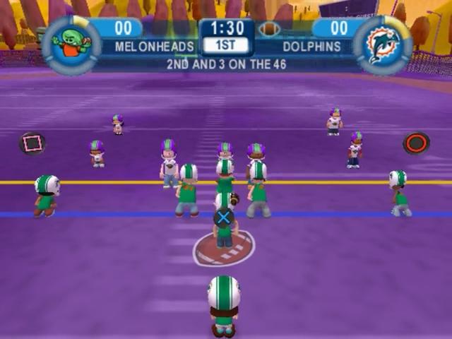 Backyard Football 2006 back cover for Playstation 2