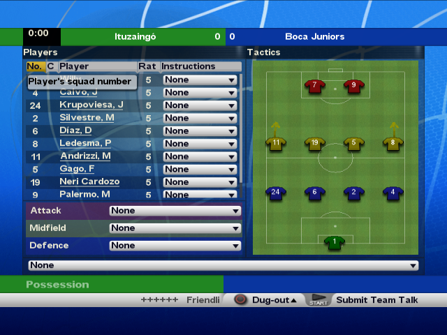 Championship Manager 2007 screenshot 3 for Playstation 2