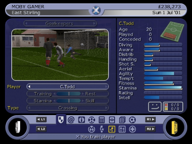 Football Manager Campionato 2002 screenshot 3 for Playstation 2