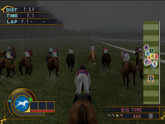 Gallop Racer 2006 screenshot 3 for Playstation 2