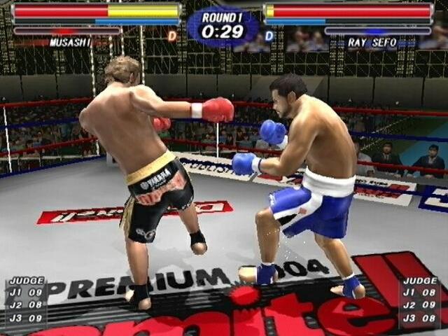 K-1 Premium Dynamite screenshot 3 for Playstation 2