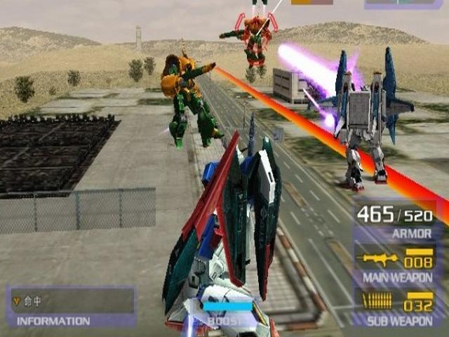 Mobile Suit Gundam: Gundam vs. Zeta Gundam screenshot 3 for Playstation 2