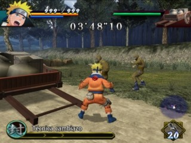 Naruto Uzumaki Chronicles screenshot 3 for Playstation 2