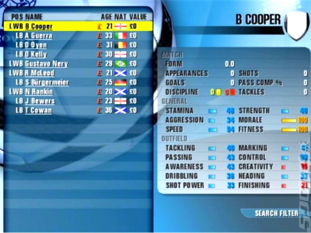 Premier Manager 2006-2007 screenshot 3 for Playstation 2