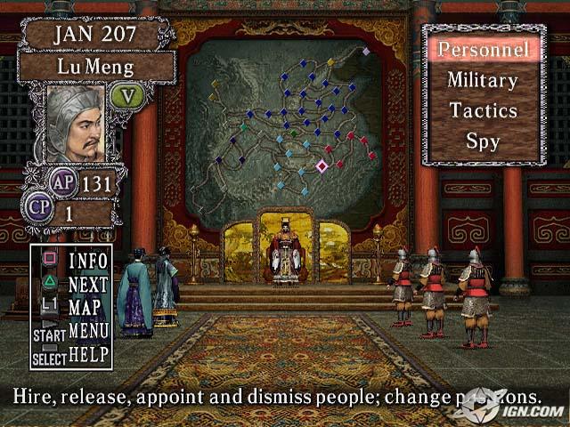 Romance of the Three Kingdoms VIII screenshot 3 for Playstation 2