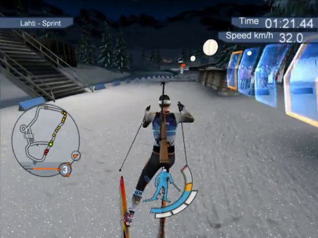 RTL Biathlon 2008 screenshot 3 for Playstation 2