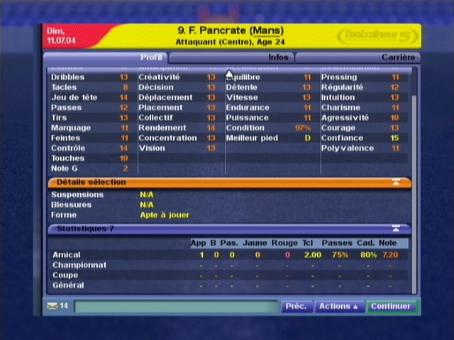 Scudetto 5 screenshot 3 for Playstation 2
