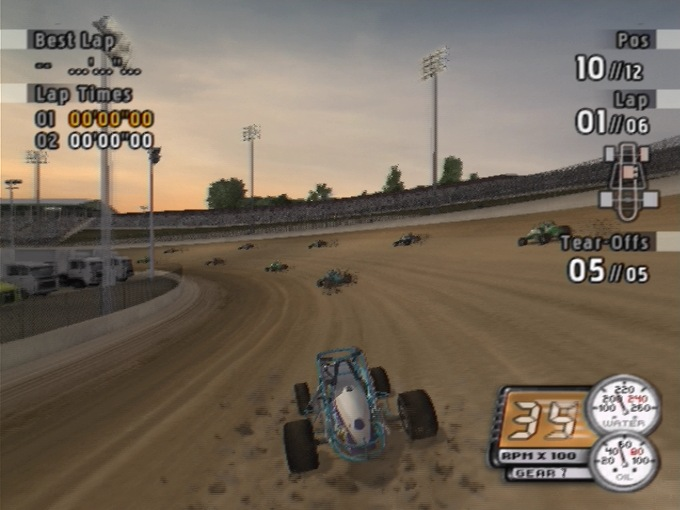 Sprint Cars Road to Knoxville screenshot 3 for Playstation 2