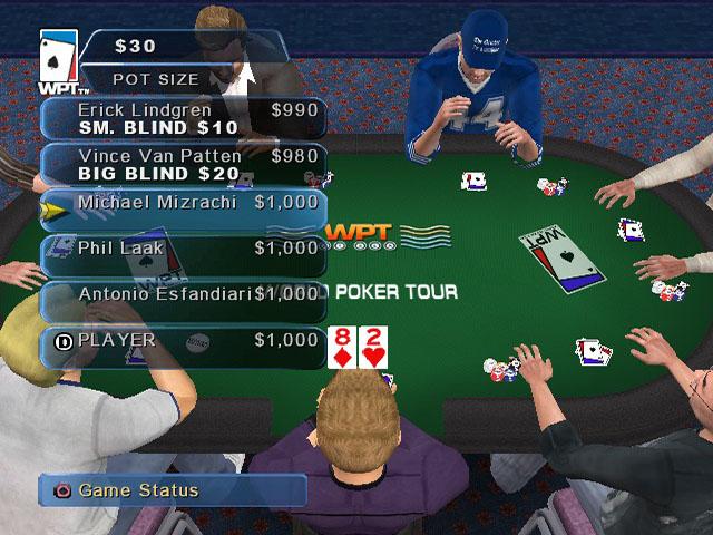 World Poker Tour screenshot 3 for Playstation 2