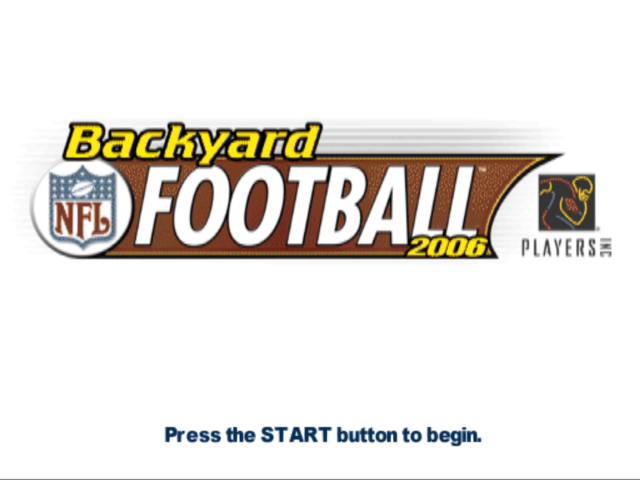 Backyard Football 2006 back cover for Playstation 2