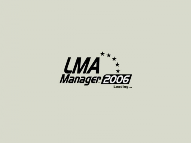 BDFL Manager 2006 title screen for Playstation 2