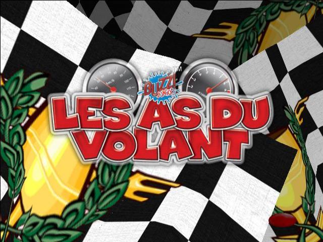 Buzz! Junior: Ace Racers title screen for Playstation 2