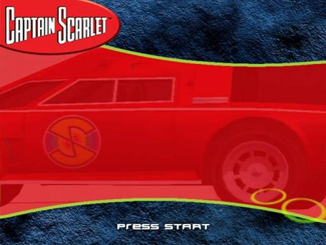 Captain Scarlet title screen for Playstation 2