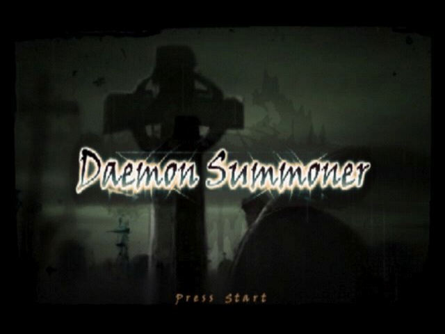 Daemon Summoner title screen for Playstation 2