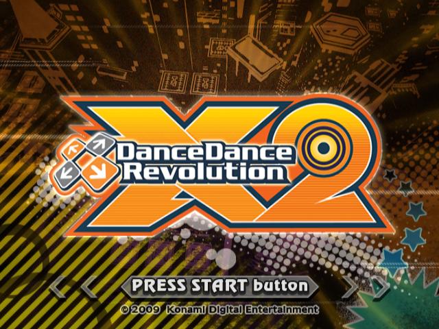 Dance Dance Revolution X2 [Bundle] title screen for Playstation 2