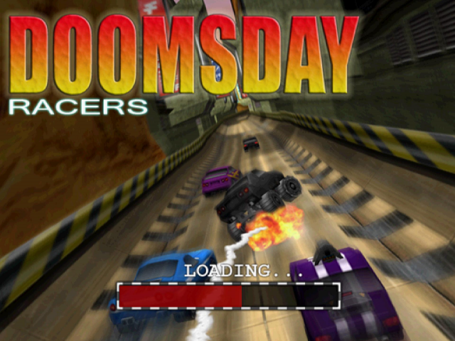 Doomsday Racers title screen for Playstation 2