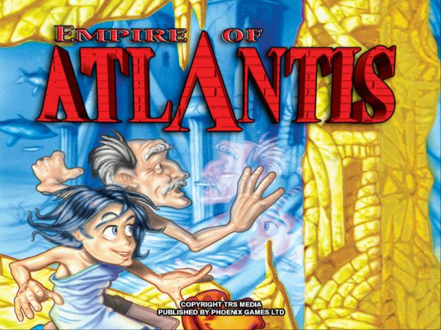 Empire of Atlantis title screen for Playstation 2