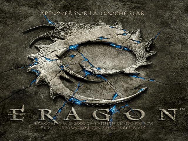 Eragon [Not For Resale] title screen for Playstation 2